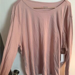 Liz Claiborne Women's Blush Long Sleeve Top